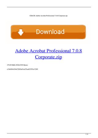download adobe acrobat 8 pro full crack
